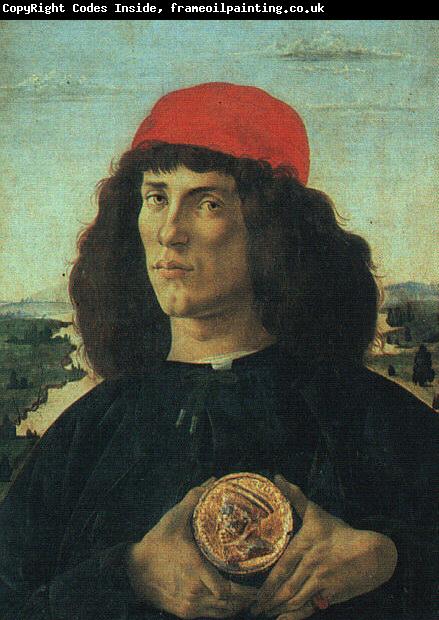 Sandro Botticelli Portrait of a Man with a Medal